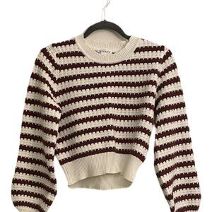 Cropped Striped Sweater